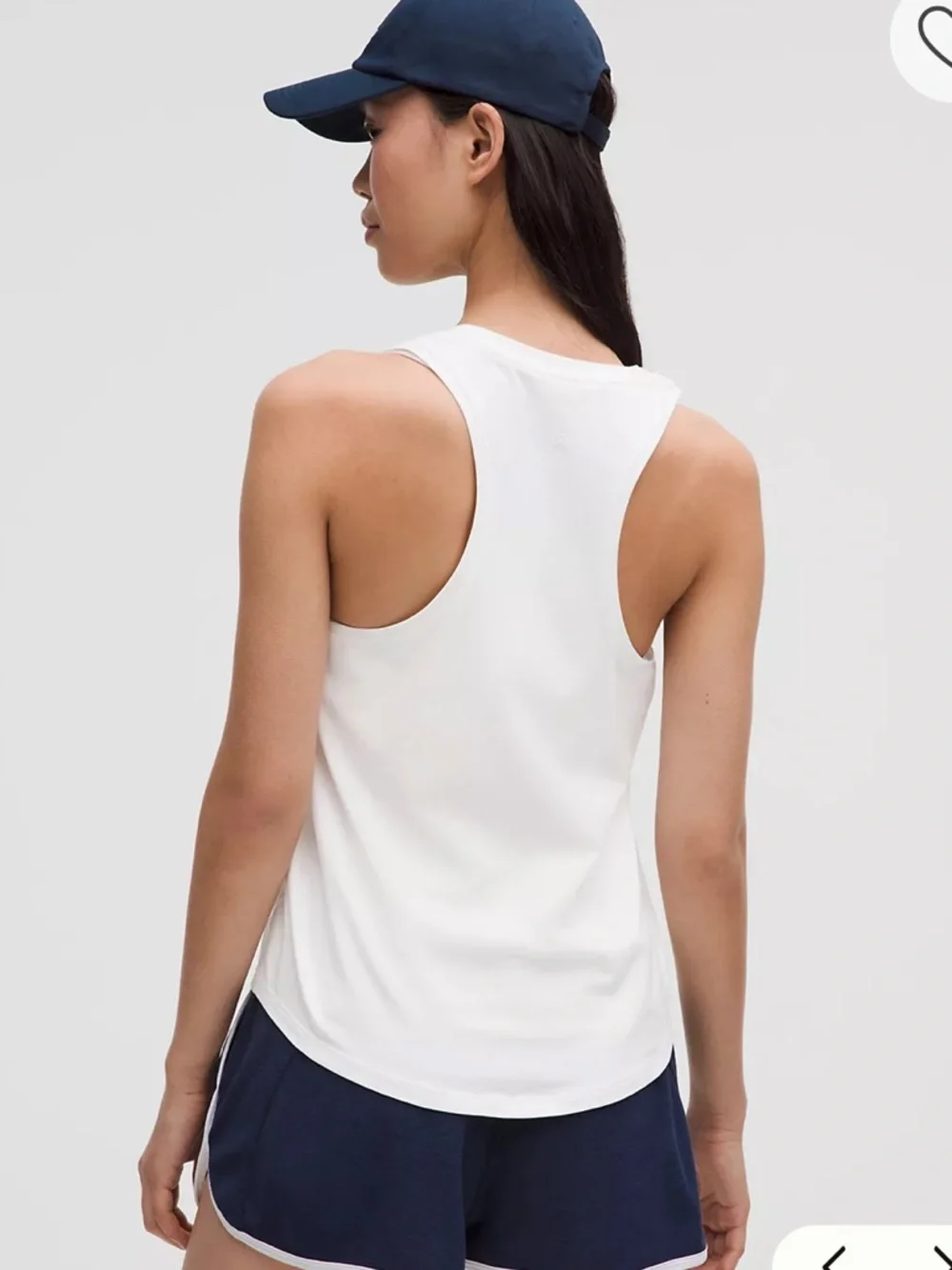 Lululemon White Racerback Tank - Picture 3 of 3